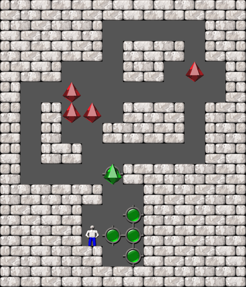 Сокобан More Bugs collections уровень 306